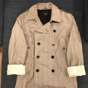 Paul Smith Men’s Gray Trench Coat
